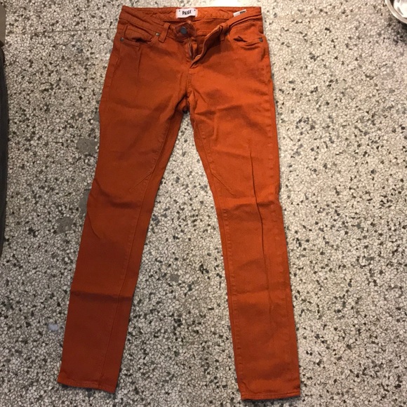 rust color jeans